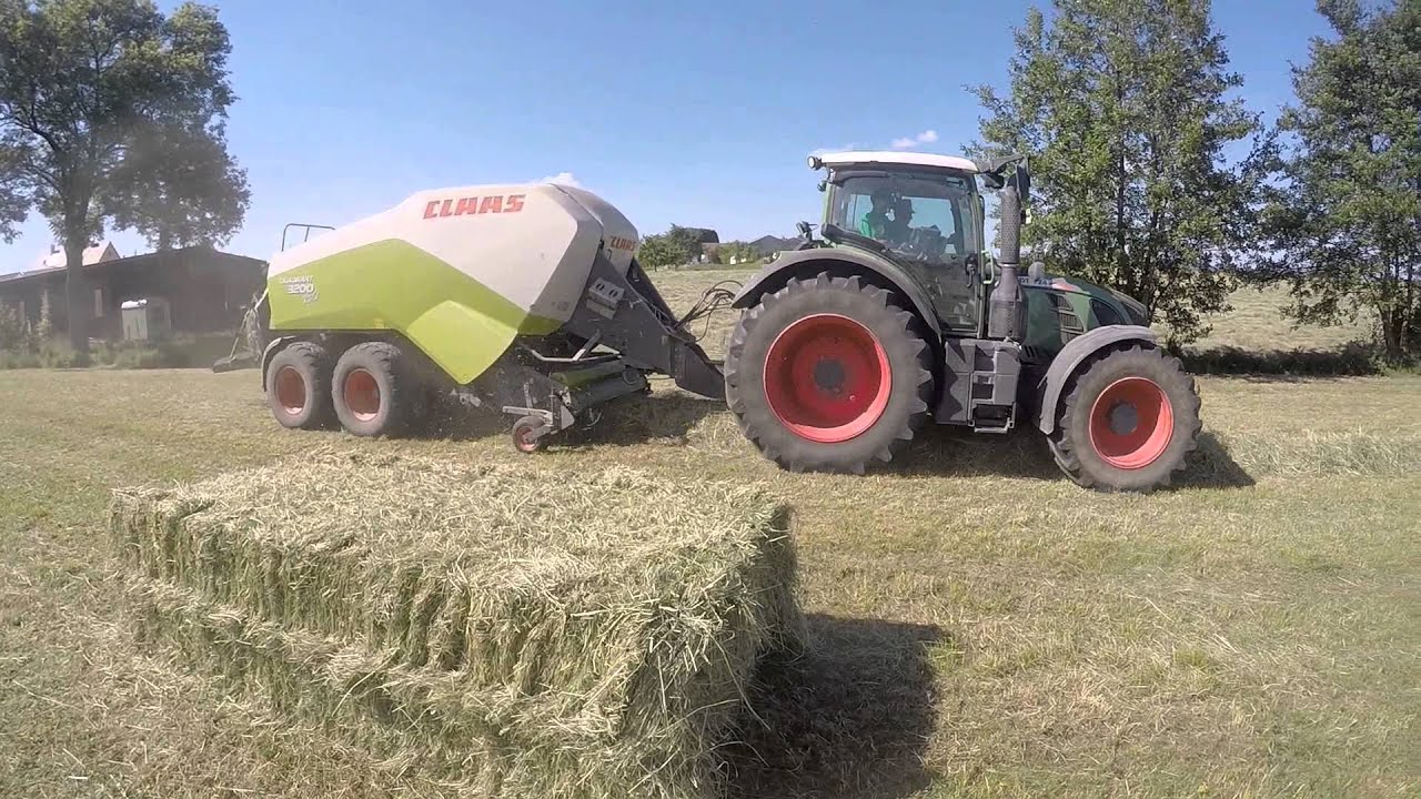 *[GoPro]* Heupressen / Fendt Vario 724 / Claas Quadrant 3200 Roto Cut *[FullHD]*