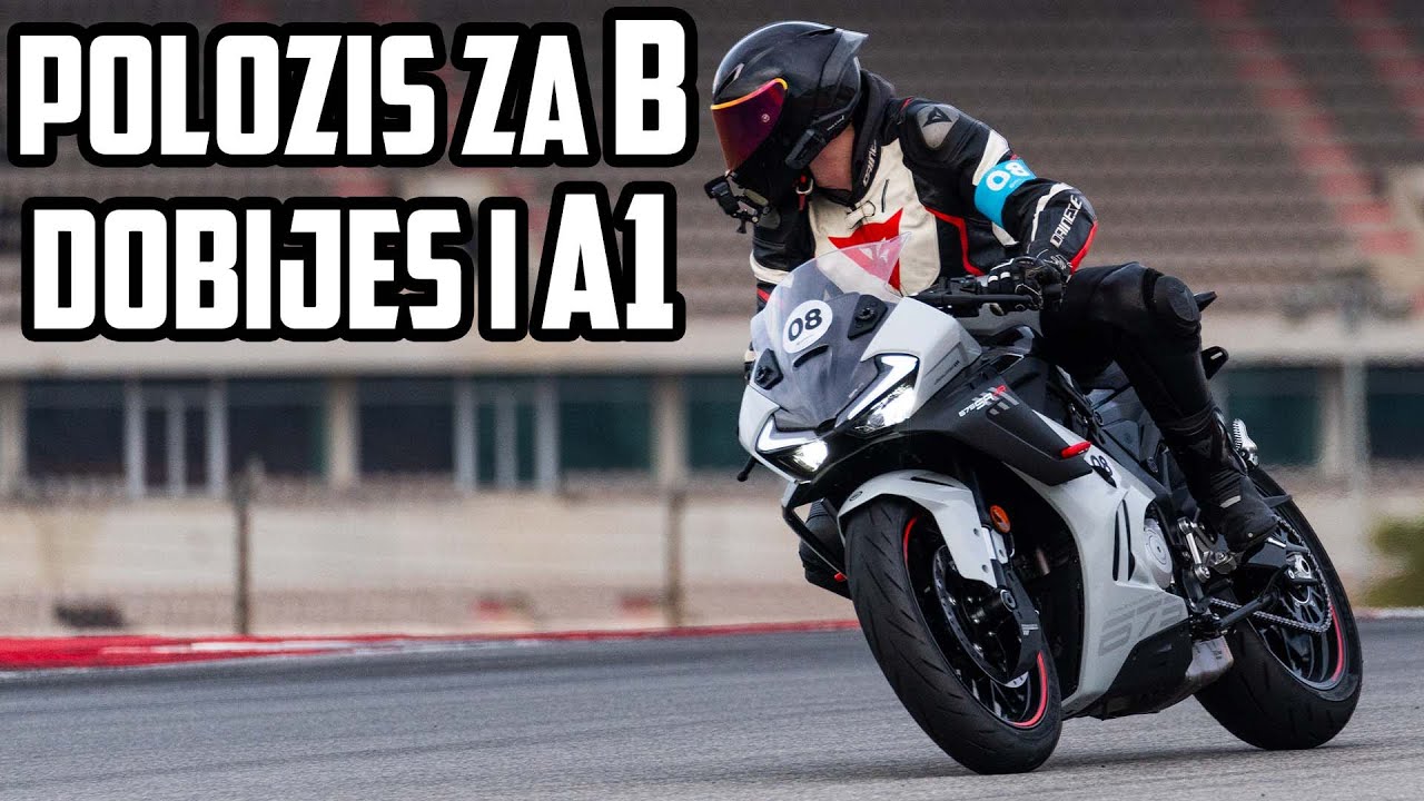 Polozis za Auto i dobijes dozvolu za motor ?? Motovlog sa 675SR-R