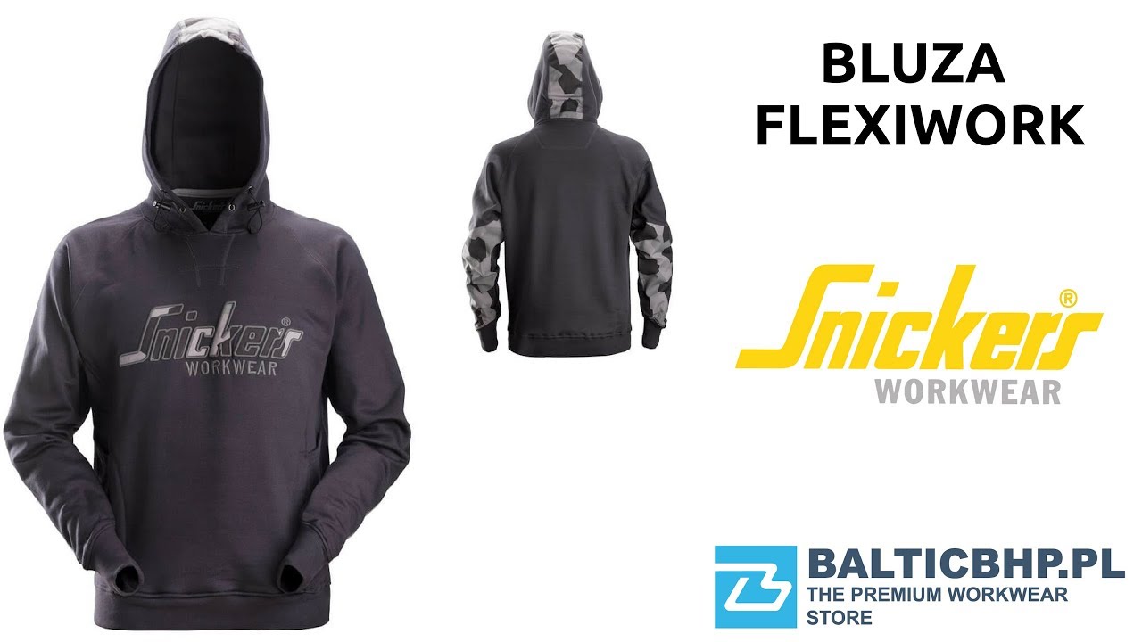 #335 Bluza Snickers Flexiwork Camo Balticbhp.pl Prezentacja Opinia Test Premium Workwear Review