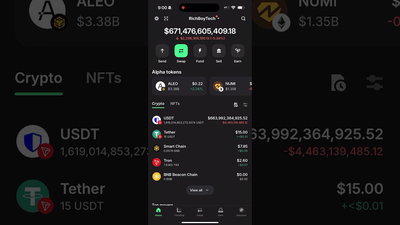 Easy Method to Flash USDT TRC20 on Trust Wallet