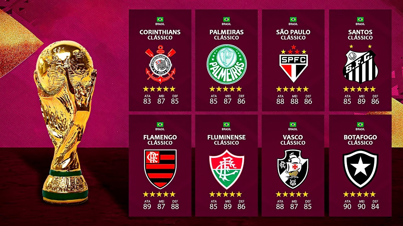 Coloquei PAULISTAS e CARIOCAS na COPA do MUNDO 2022 🏆 │ FIFA Experimento