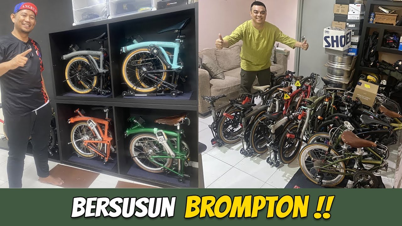 BERAYA RUMAH COLLECTOR BASIKAL LIPAT | BROMPTON DAHON TERN PIKES SEMUA ADA | TERGAMAM AKU TENGOK !!