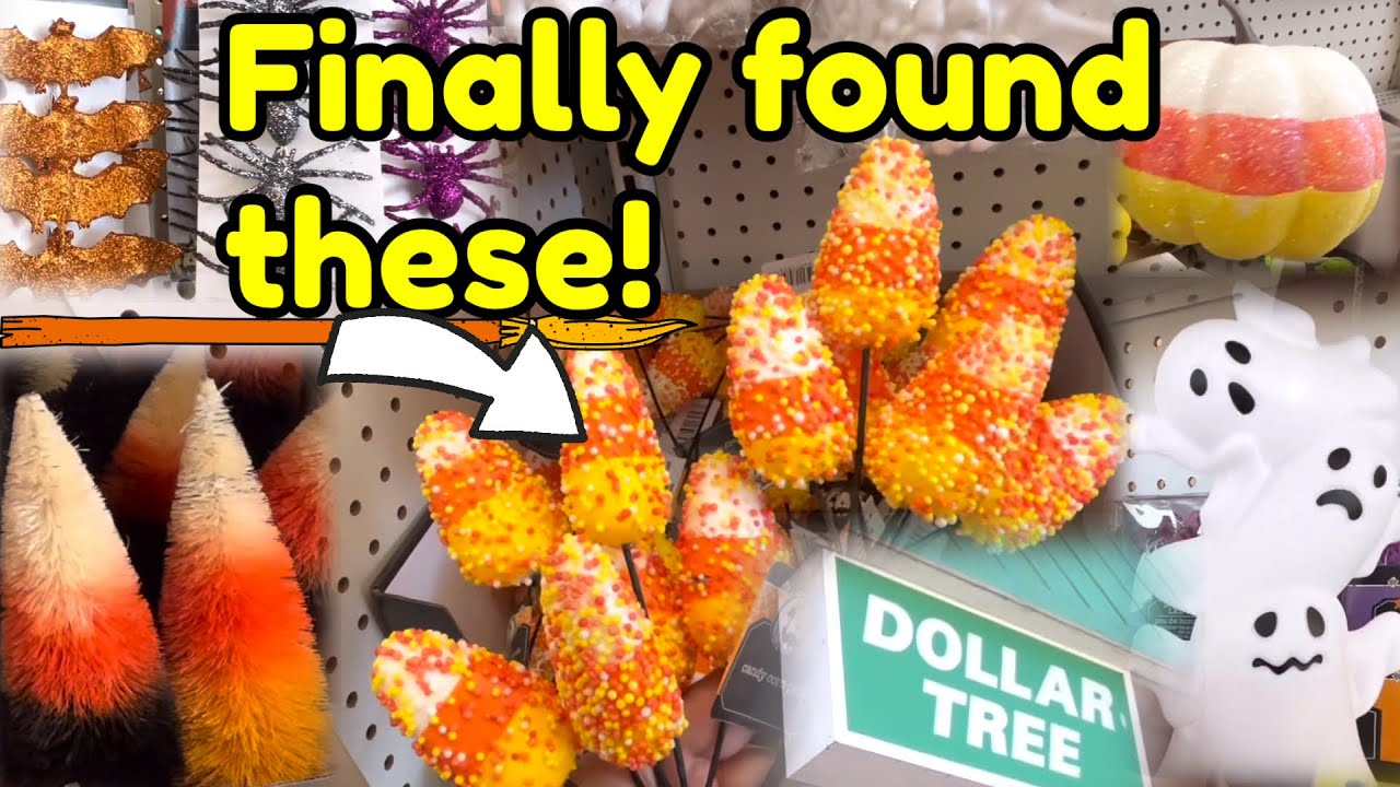 FINALLY! Dollar Tree has HALLOWEEN! I found my Candy Corn Picks😊👍🏻 Very cute stuff for $1.25!