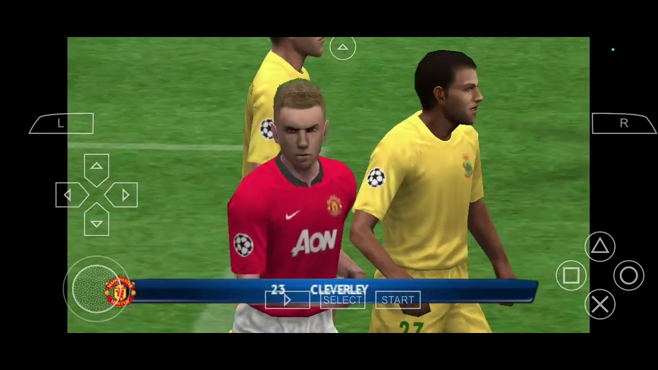 Playing PES 14 on ppsspp (sorry for the choppy audio)
