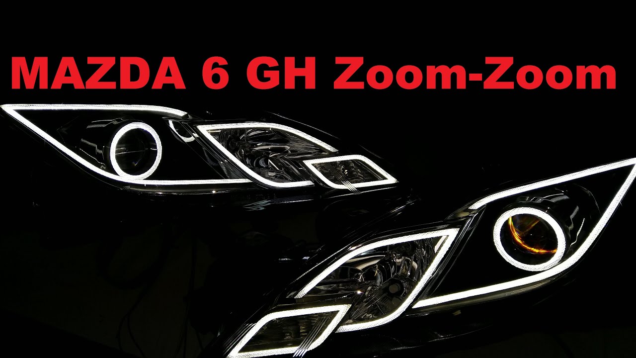 Mazda 6 gh (восстановление фар)
