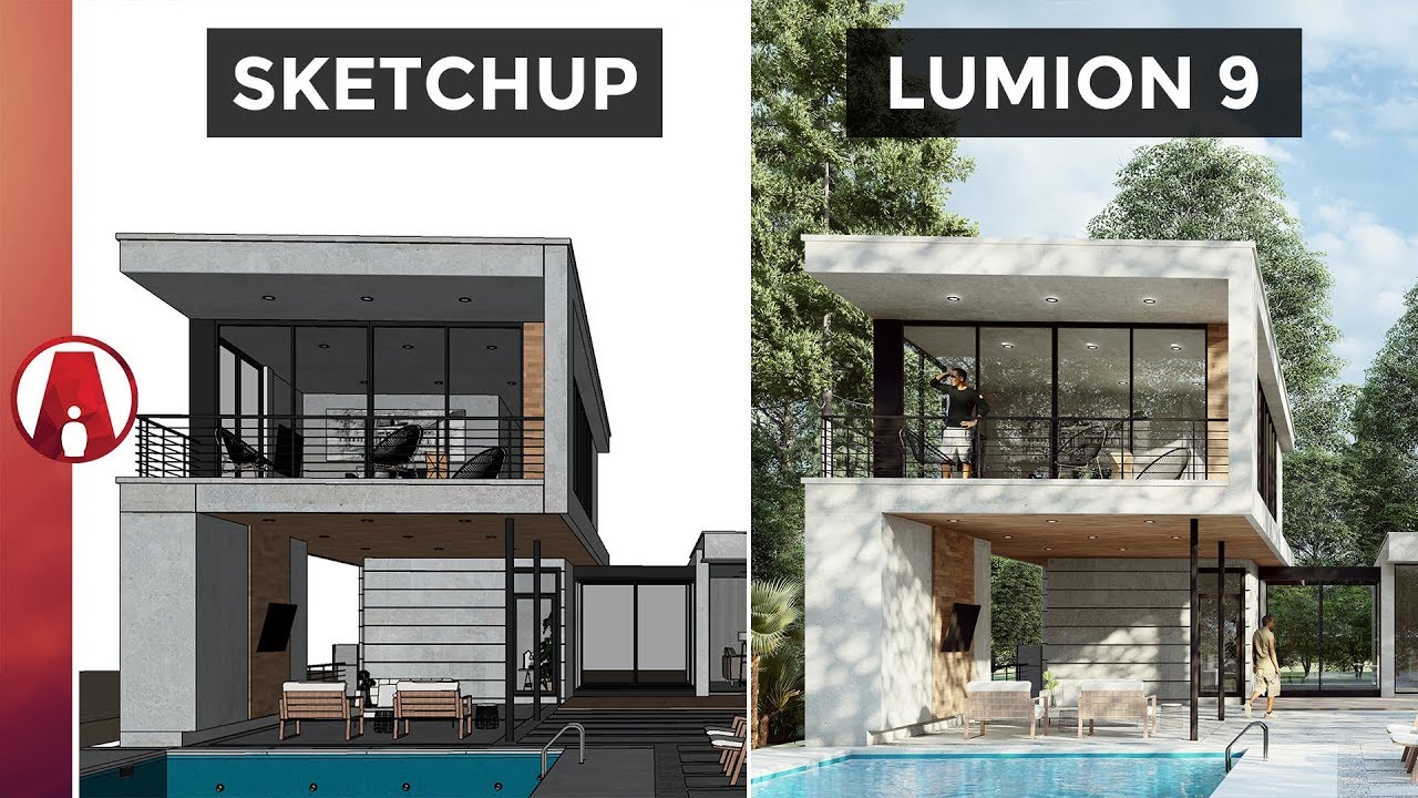 Lumion Exterior Rendering Workflow