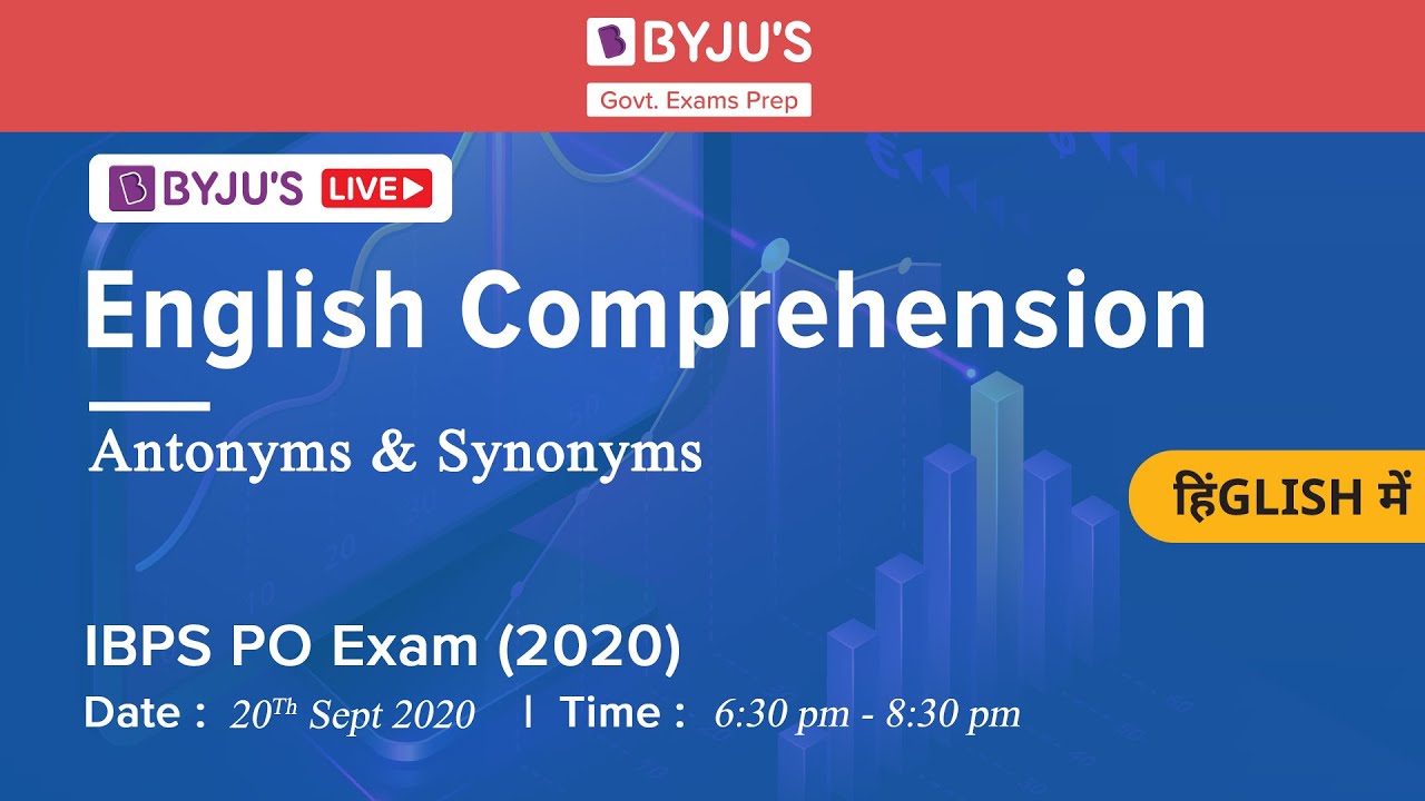 Free Crash Course(IBPS PO Prelims 2020) | English | Vocabulary | Antonyms & Synonyms