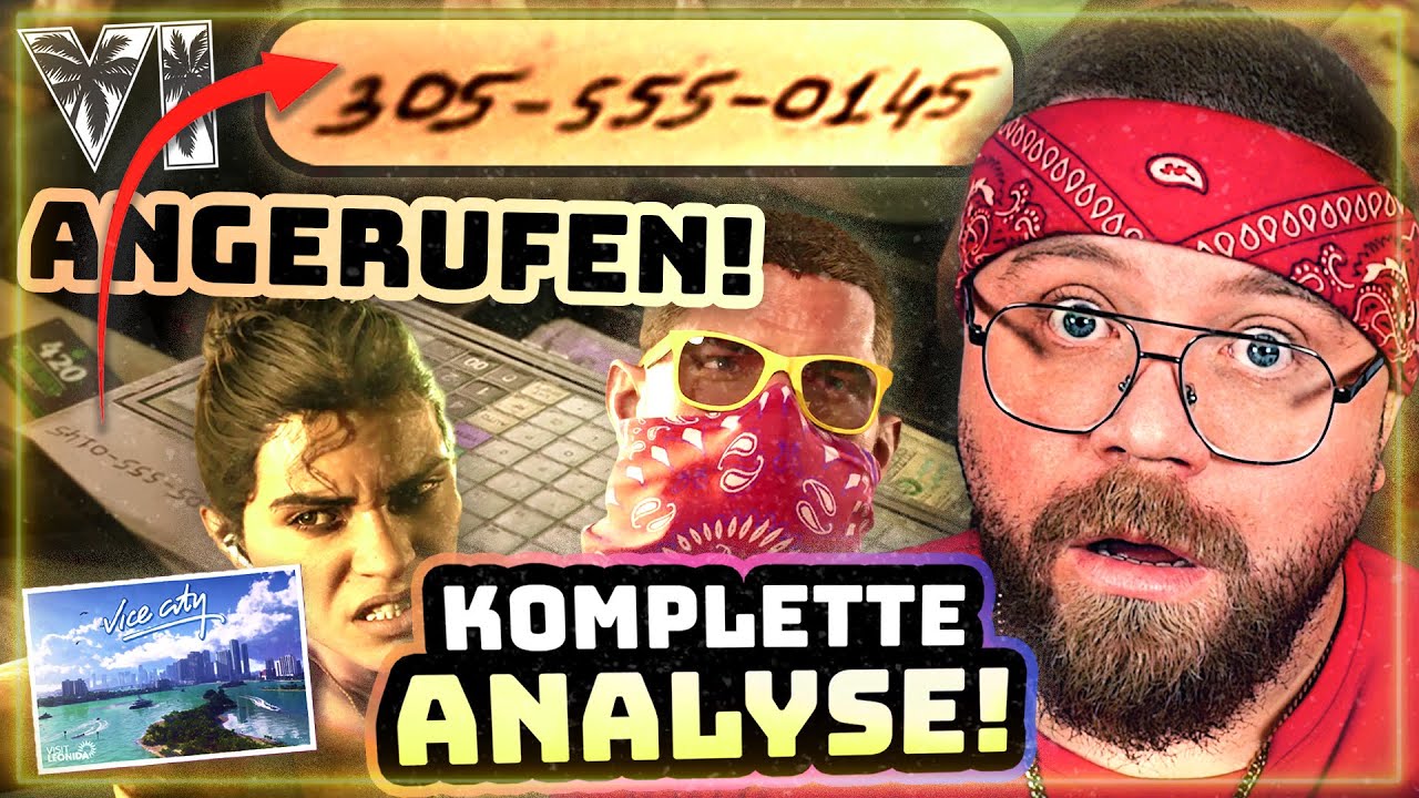 GTA 6 Trailer 2 KOMPLETTE ANALYSE!🔎 Wir haben da ANGERUFEN! 😂 SO VIELE DETAILS!