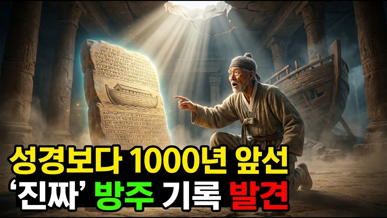 【자면서 편안히 듣는】 기원전 5천년, 신들이 7일 만에 인류를 지우려 했던 진짜 이유. 마침내 밝혀진 대홍수의 비밀.