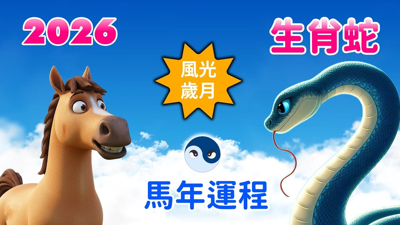 【2026 生肖蛇】大崛起！丙午紅火馬年，三火合體，火力全開，迎來突破與榮耀之年！