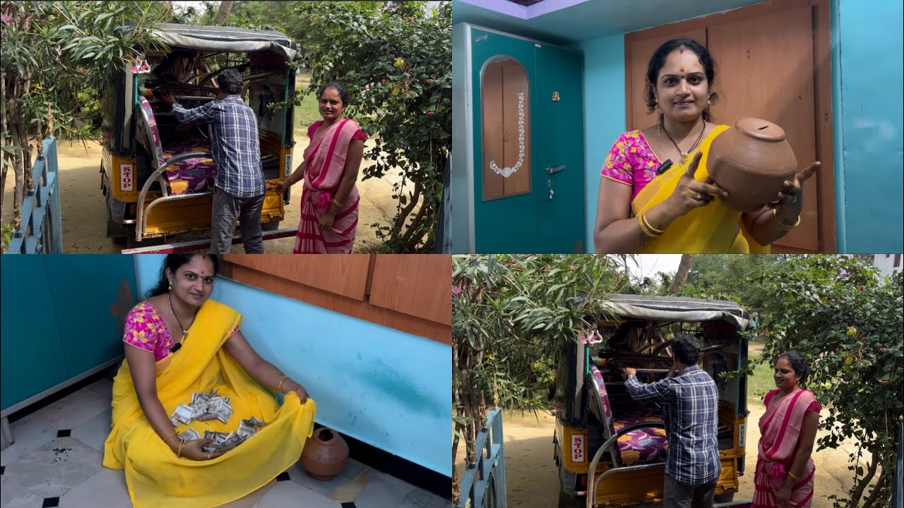 #House🏠కాలీ చేస్తున్నామా/మాఅన్న ఆటోలో సామాన్లు shifting/అనుకున్నదొకటి అయిందొకటి🙆‍♀️చాలా  భాదగా ఉంది🥹