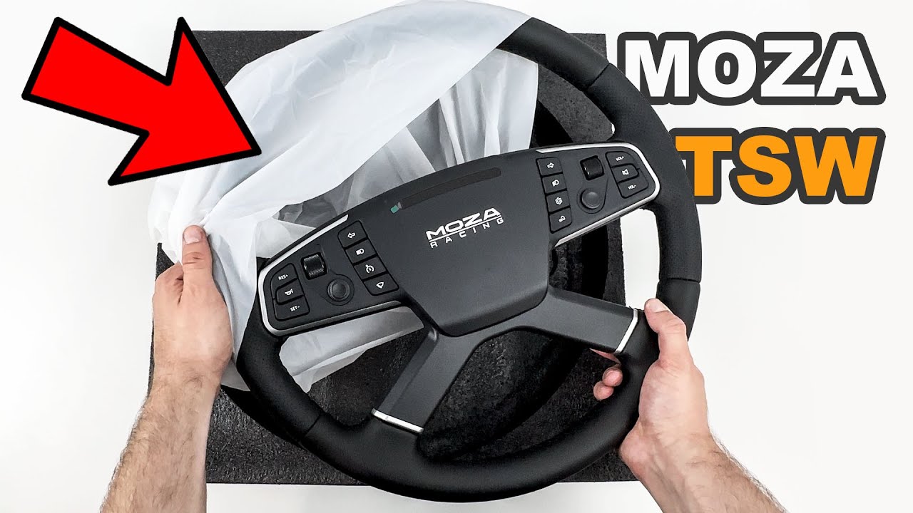 MOZA TSW + колесная база R9 | Распаковка | Настройка | Первое впечатление