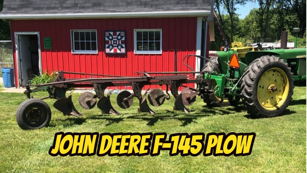 John Deere F-145 plow