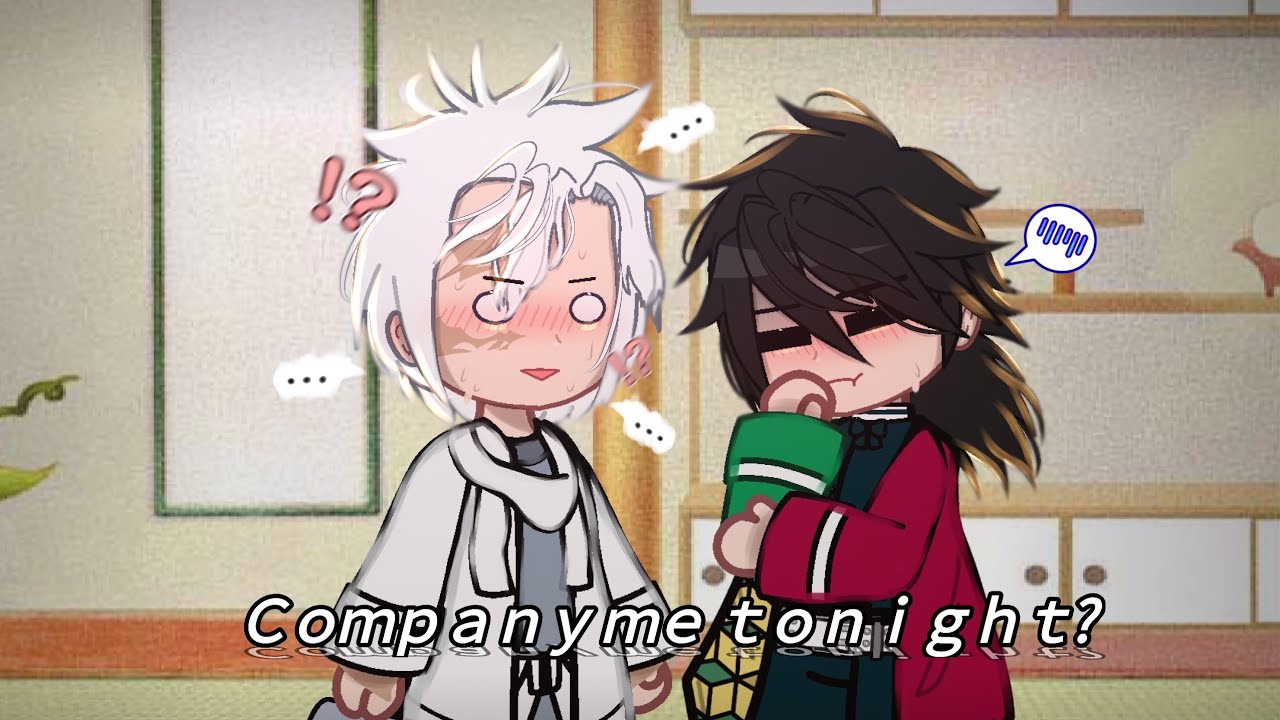 𝚌𝚘𝚖𝚙𝚊𝚗𝚢 𝚖𝚎 𝚝𝚘𝚗𝚒𝚐𝚑𝚝?  //💨💚 Sanegiyuu 🌊💙//  (👹 Demon Slayer 🗡)