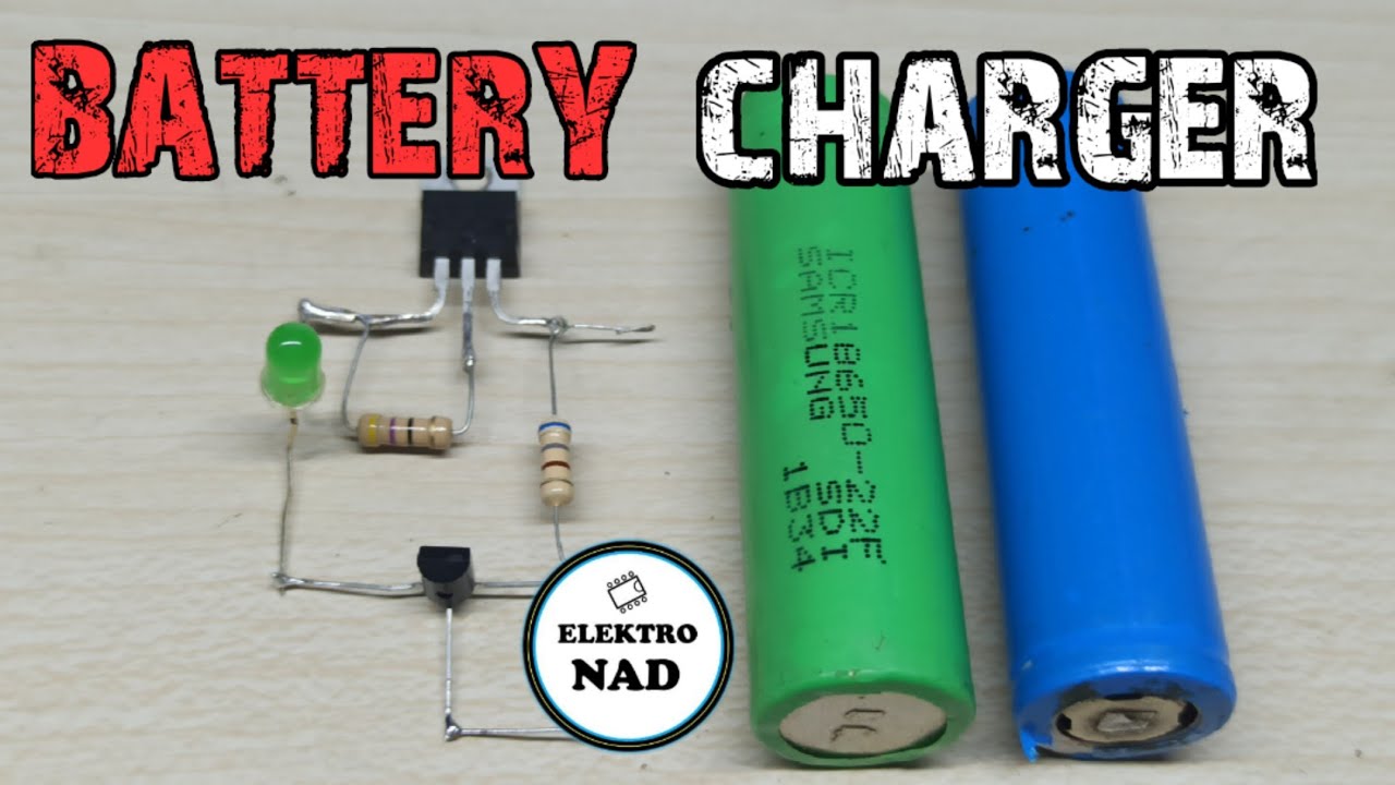 18650 battery charger circuit simple