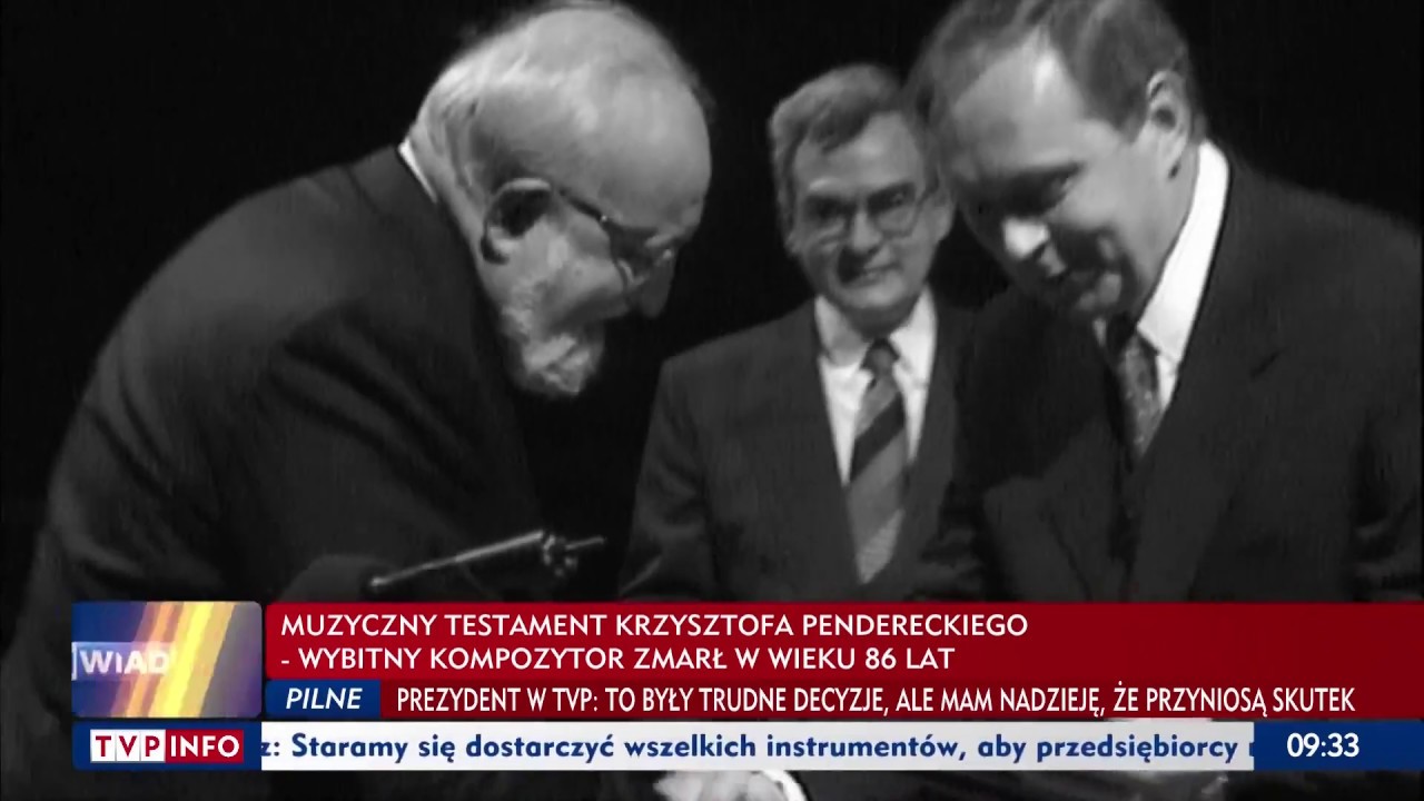 Nie żyje Krzysztof Penderecki