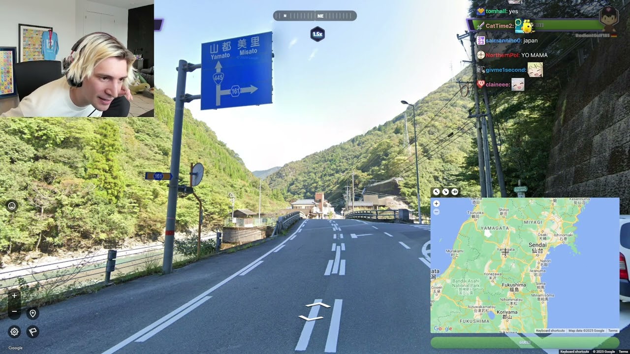 xQc Faces Off In Geoguessr