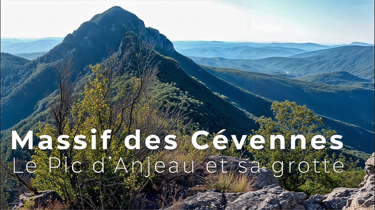 Massif des Cévennes : Le Pic d'Anjeau et sa grotte