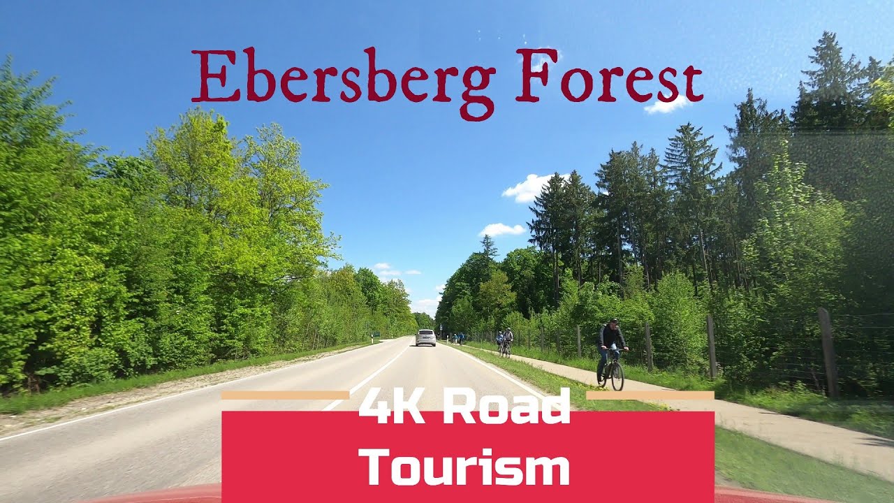 Driving Germany: St2080 Poing - Ebersberg - 4k scenic drive through The Ebersberg Forest