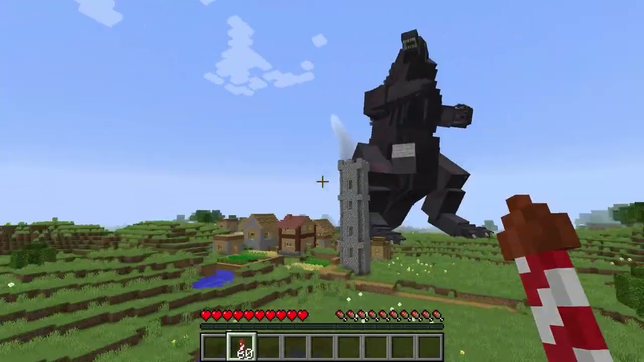 JJ and Mikey Escape From GIANT GODZILLA in Minecraft - Maizen