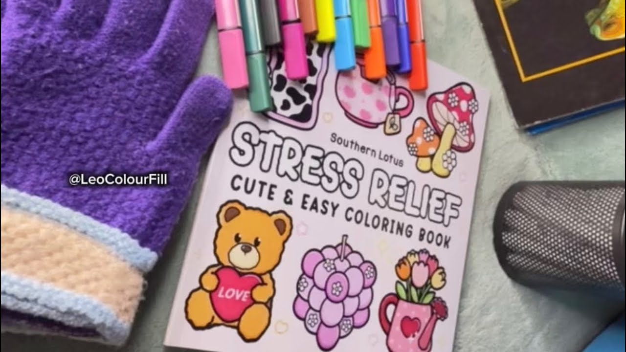 🌙 Colour With Me Witch ASMR | Stress Relief | Whispered Markers 🧙🧣🔆