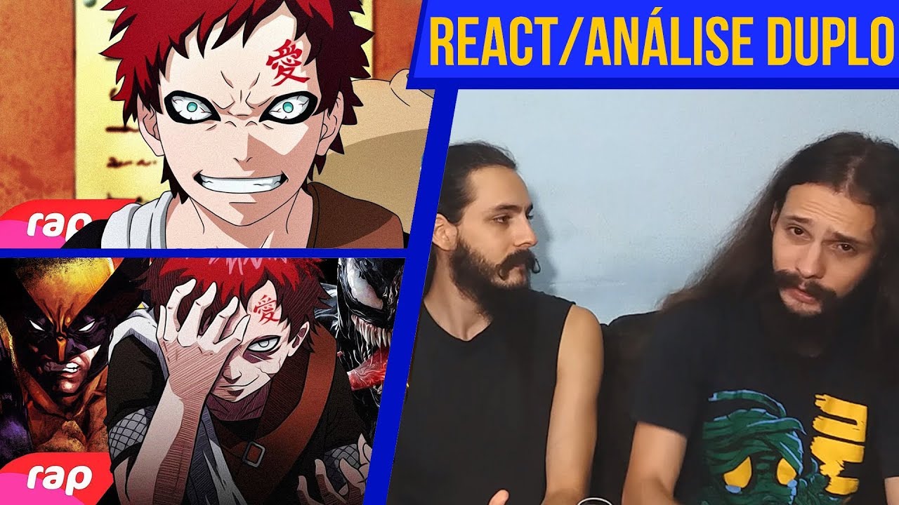 [REACT/ANÁLISE] 7 MINUTOZ DUPLO: RAP DO GAARA + RAP DO GAARA, VENOM E WOLVERINE - ANIMAL