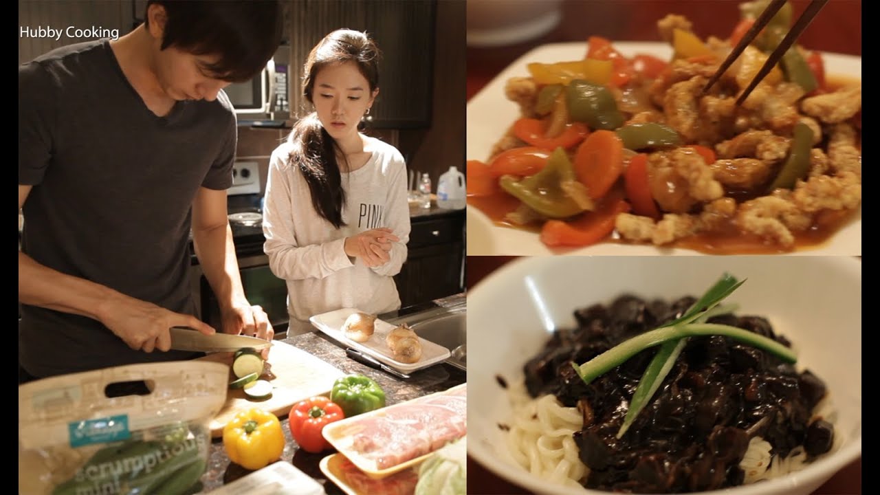 Hubby Cooking : Jajangmyun & Tangsooyook