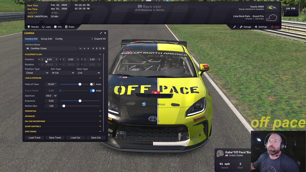 iracing  GT3  MFL  at Road America with Bonus Race GR at Lime rock. Back to back wins!!