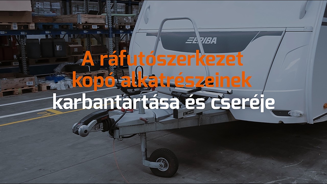 A ráfutószerkezet kopó alkatrészeinek karbantartása és cseréje