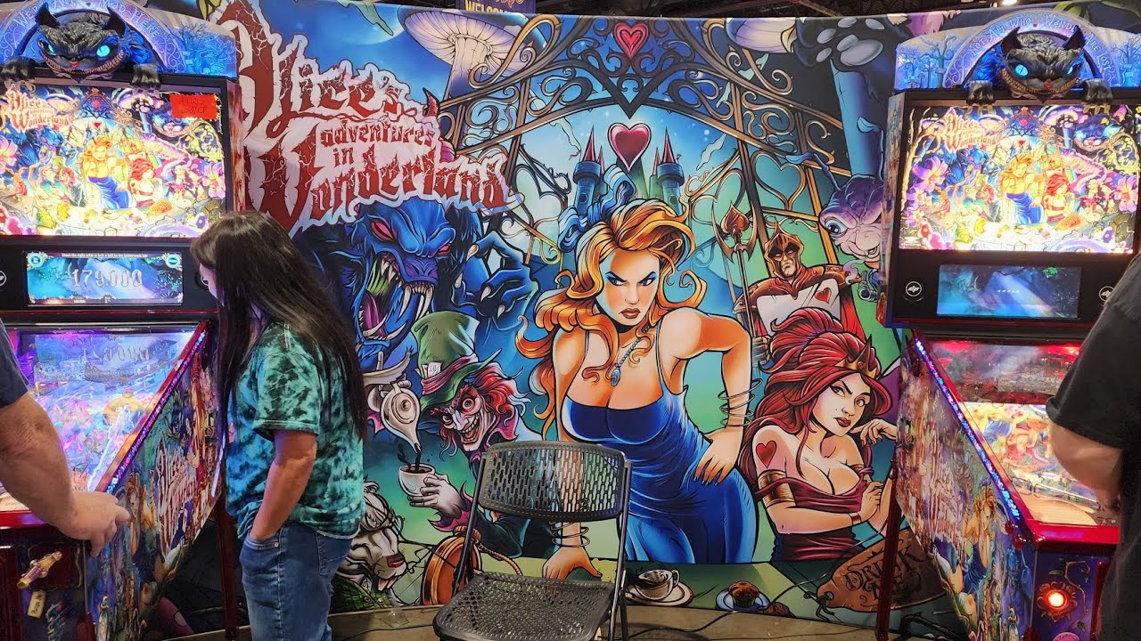 Alice's Adventures in Wonderland (DPX, 2024) #pinball gameplay at EXPO 2025
