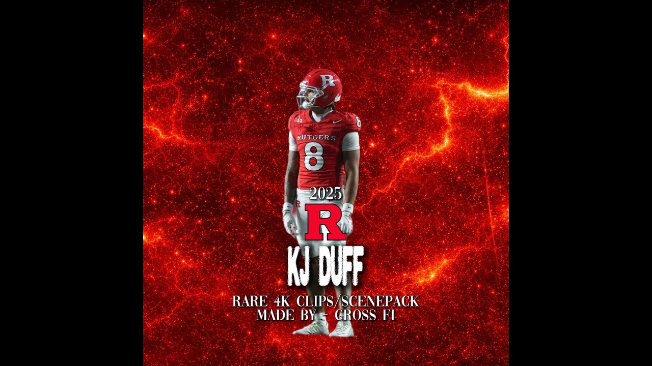 KJ Duff Scenepack/Clips | 2025 Rutgers | @ me if used