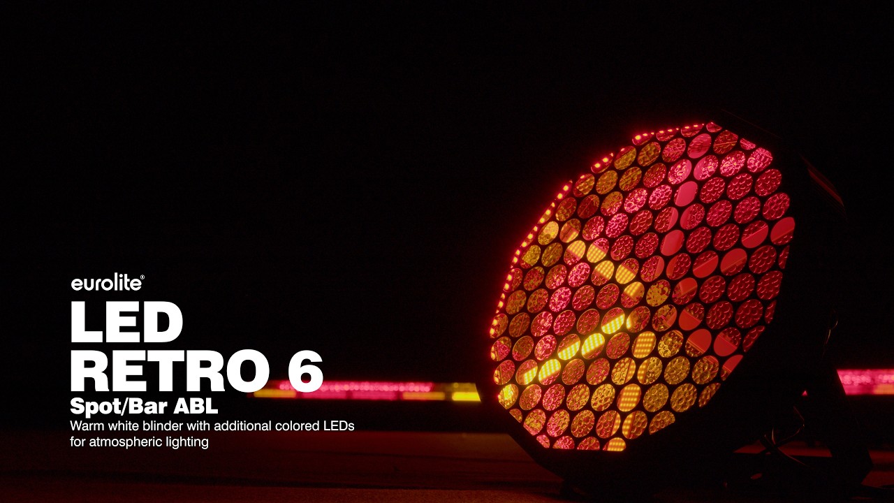EUROLITE LED RETRO 6 Spot/Bar ABL
