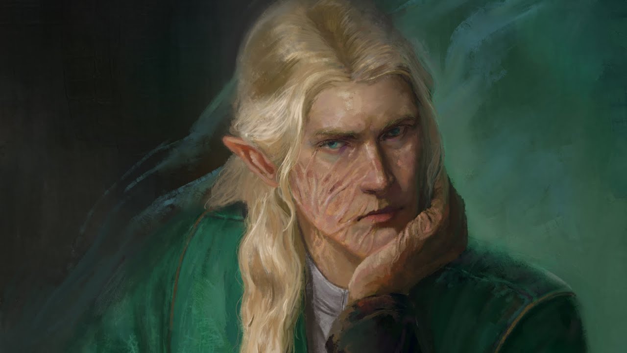 Krita Digital Character Portrait Practice: Aramil