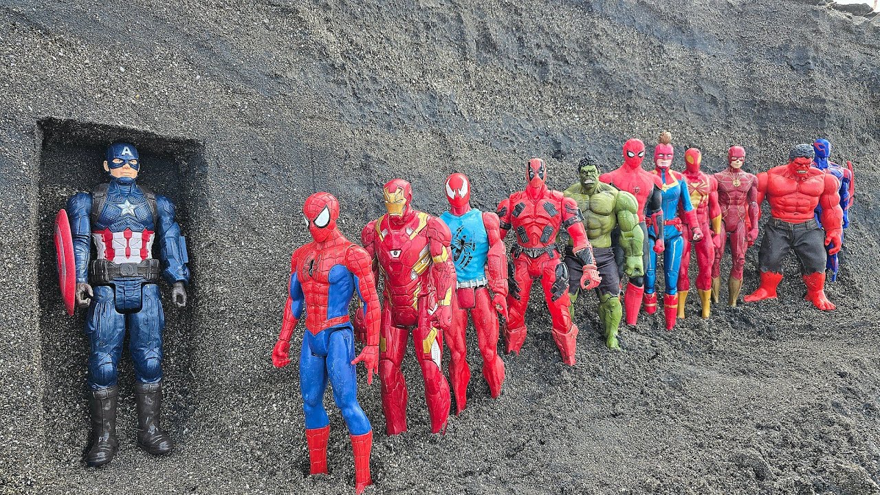 AVENGERS SUPERHERO GAME, MARVEL SPIDER-MAN, HULK, CAPTAIN AMERICA, THOR, IRON MAN, VENOM, THANOS 6