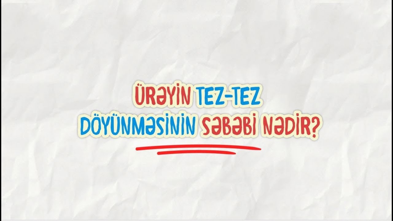 📌 UREYIN TEZ TEZ DOYUNMESININ SEBEBI / TAXIKARDIYA / KARDIOLOQ AFAQ QEHREMANOVA / MEDPLUS TV