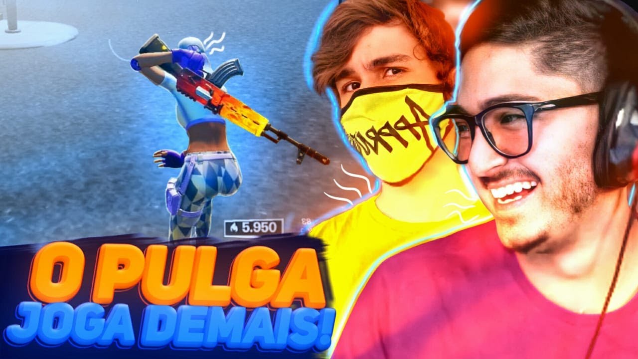 O PULGA ARREGA&Ccedil;OU NESSE ARENA! (Ft. Pulga) - Fortnite