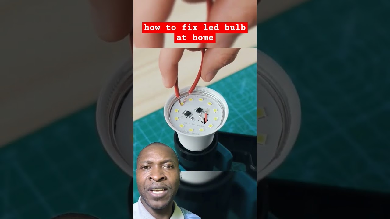 Comment r&eacute;parer les lampes &eacute;conomiques &agrave; LED - how to fix LED Bulb at home