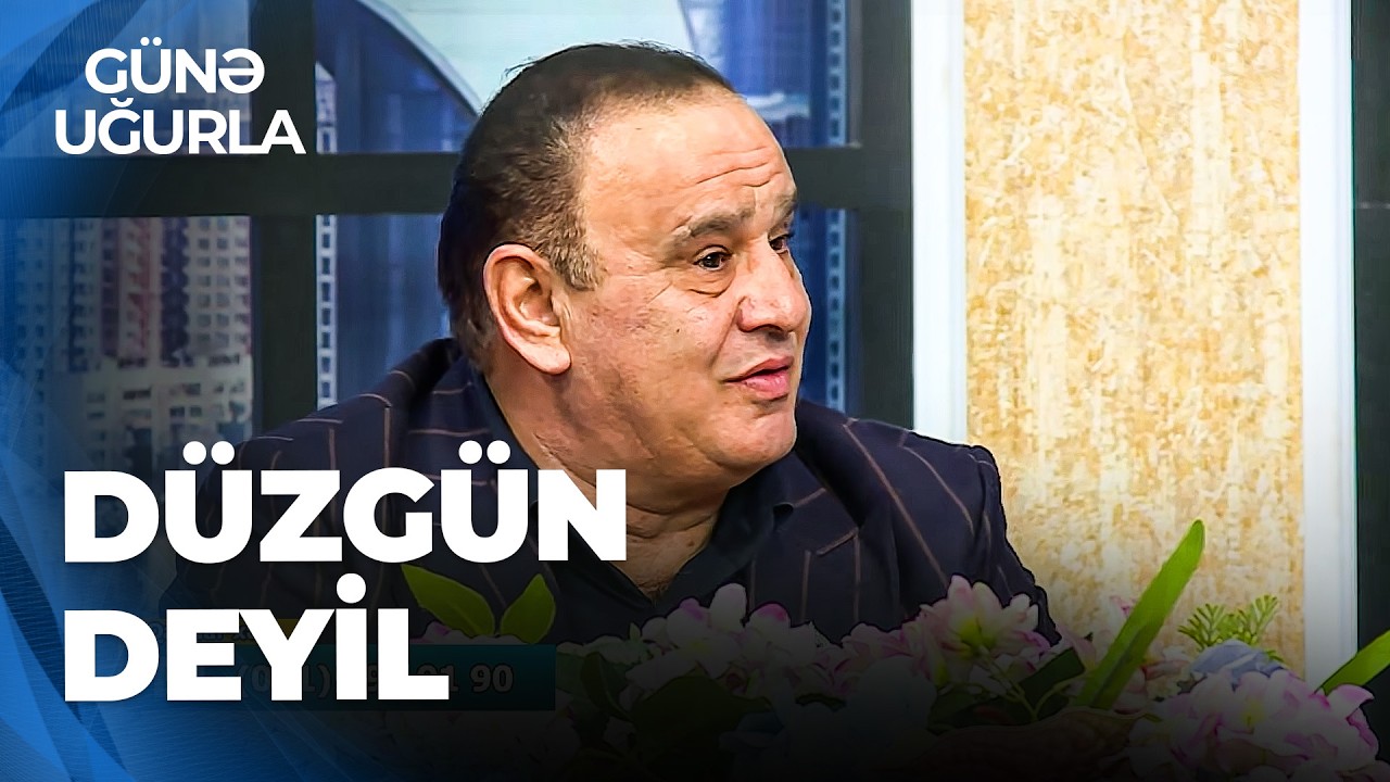 Günə Uğurla - Tacir Şahmalıoğlu - İnsanın sənəti ilə şəxsiyyətini qarışdırmaq olmaz