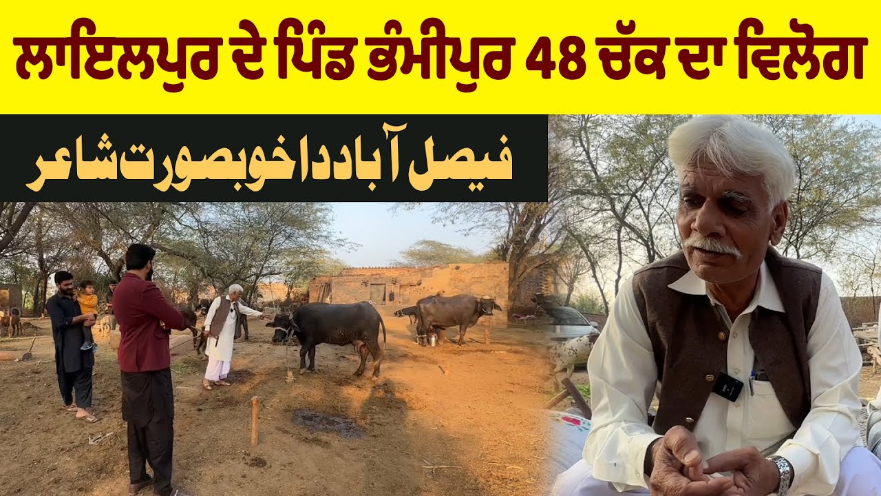 Bhami pur Lyallpur Vlog | khoobsurat insan te shayer nal mulaqat