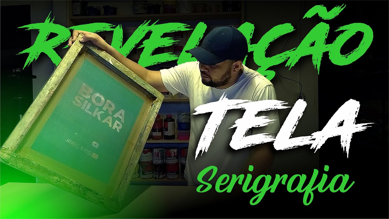 ✅ Revelação de tela para serigrafia