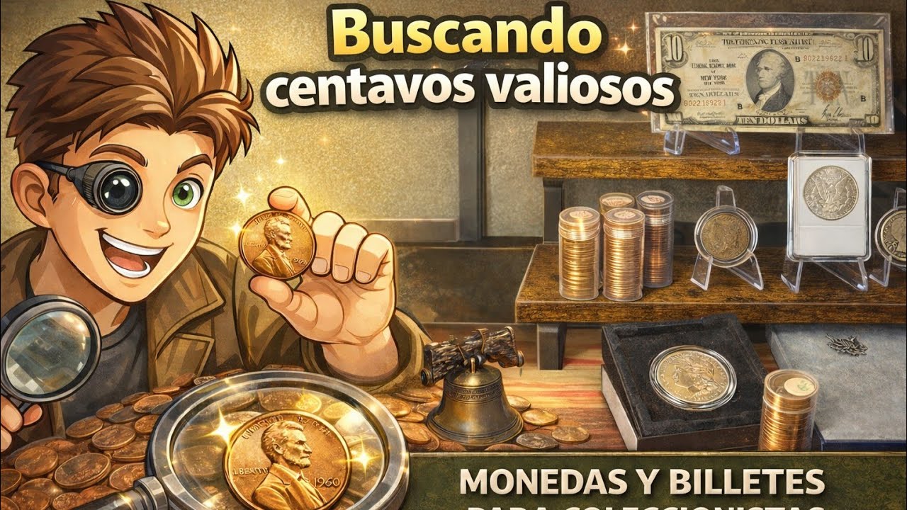 Buscando Centavos Valiosos🔎 Monedas antiguas y Billetes para Coleccionistas