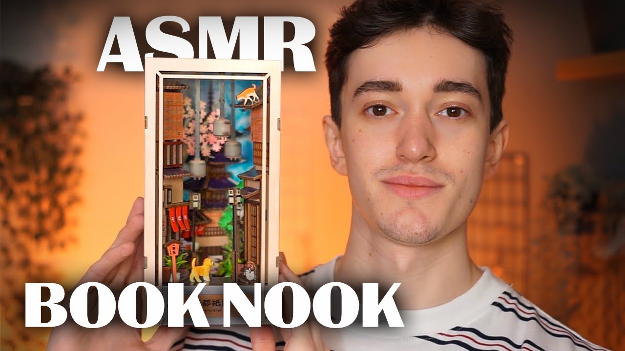 ASMR para dormir en minutos construyendo un BOOKNOOK