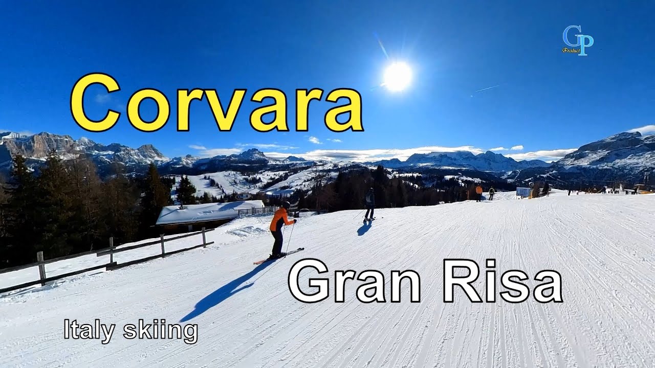 Italy Skiing Corvara to the Gran Risa