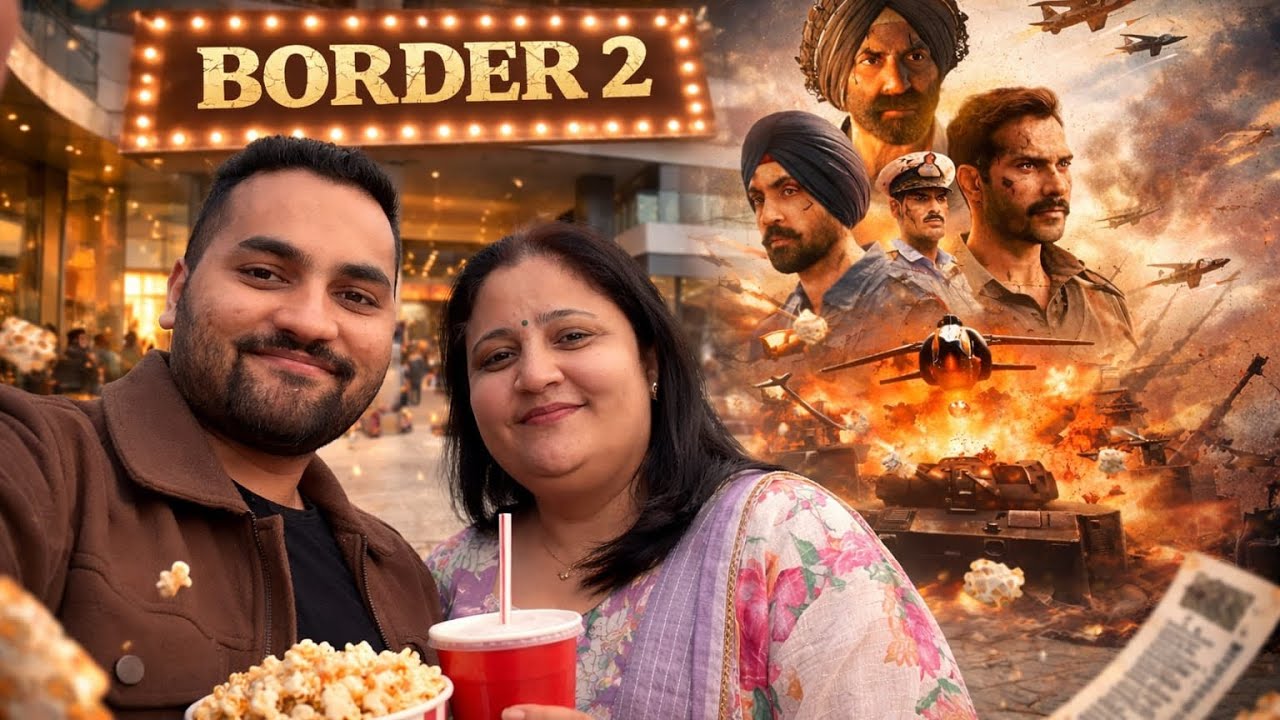 Maa Beta Gaye Border 2 Dekhne | Family Vlog 