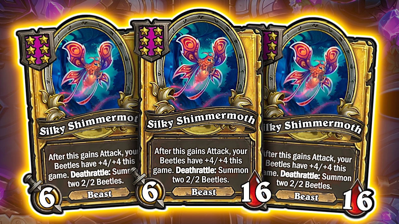 Triple GOLDEN Shimmermoth! | Hearthstone Battlegrounds
