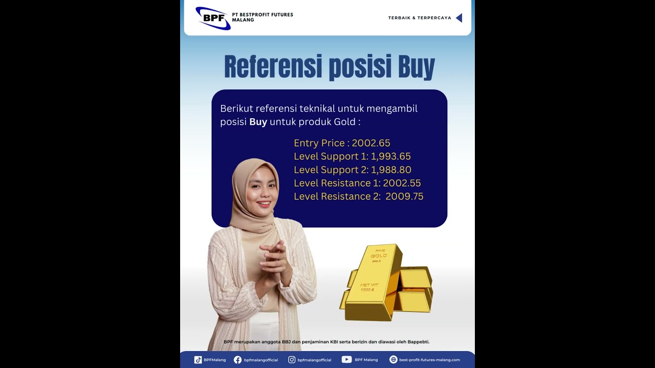 Momen Bagus Investasi Emas : Emas terbang menyentuh $ 2.000