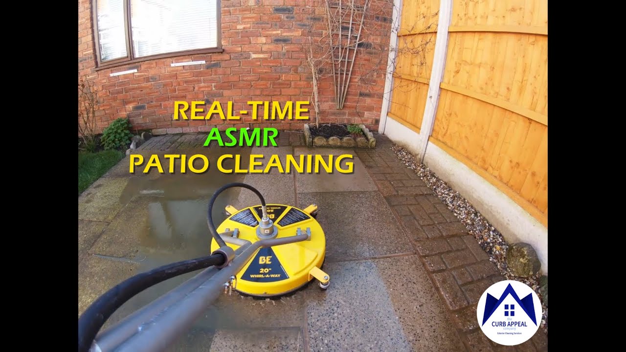 Real-time Patio Cleaning **ASMR**