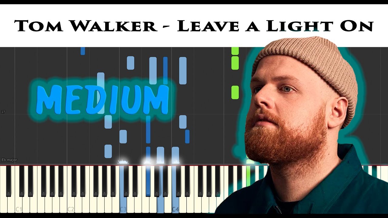 Tom Walker - Leave a Light On | Sheet & Synthesia Piano Tutorial by James Morrison BCN