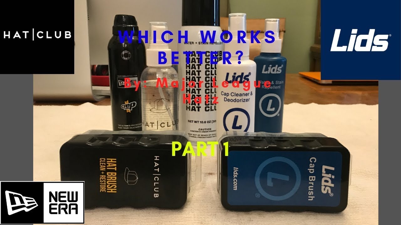 Which Cleaning Product/Rain Repellent Should You Use? New Era Crep Protect v Hat Club v Lids Part 1