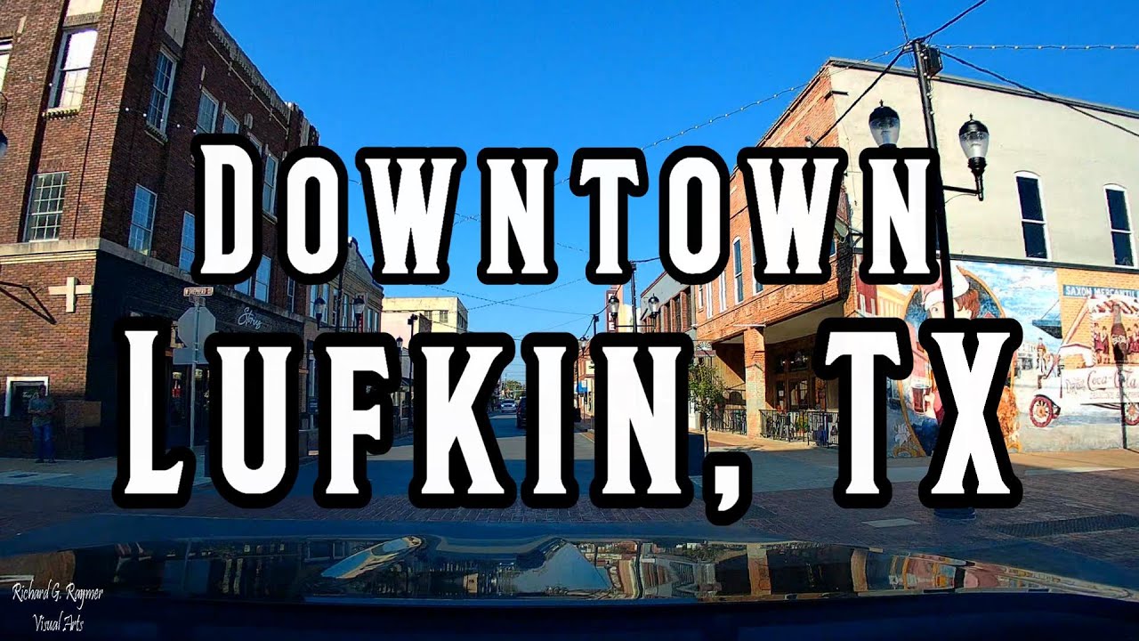 Driving Downtown Lufkin, TX (Dash Cam)